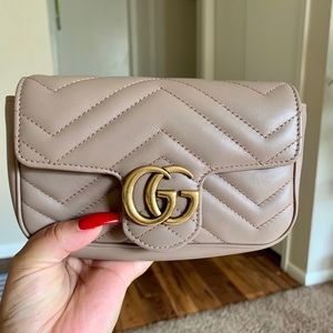 GG Marmont matelassé leather super mini